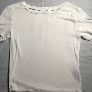 Garage plain white tee, great condition, very soft!